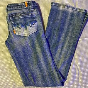Vintage Zani Di jeans with embroidered pockets size 3